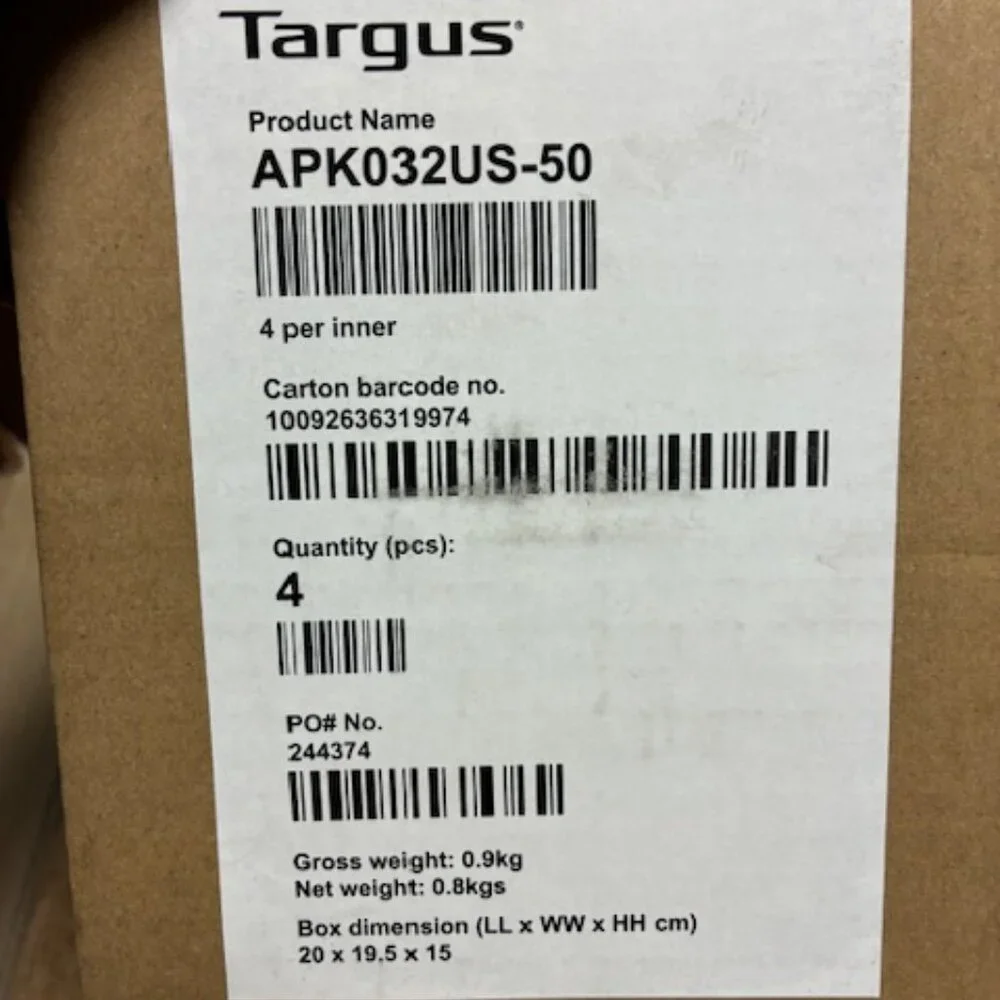 Box of 4 Targus World Travel Adapter w/ dual USB charging ports